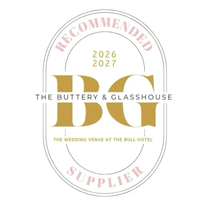 The Buttery & Glasshouse recommended supplier badge, 2026 and 2027